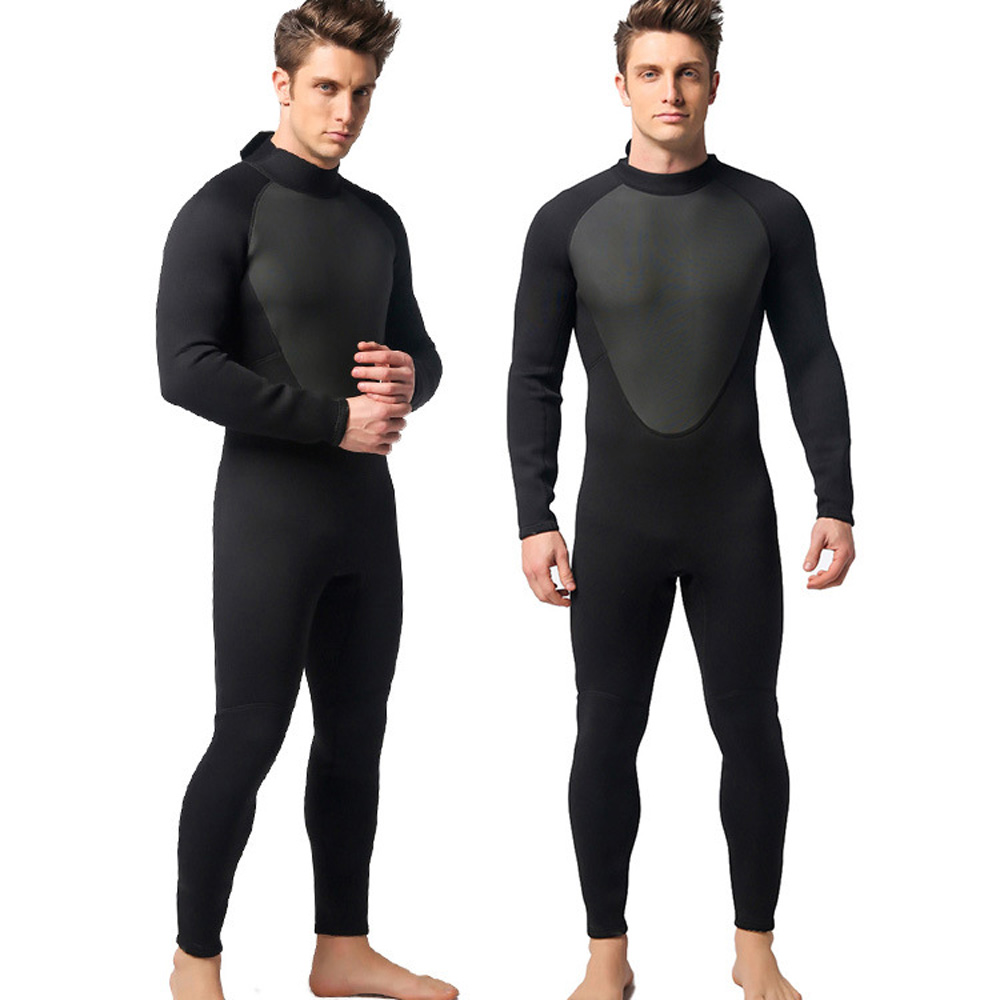 Men 3mm Neoprene Full Body WetSuit Elastic Diving Scuba Surf Warm Wet Suit S-XXL