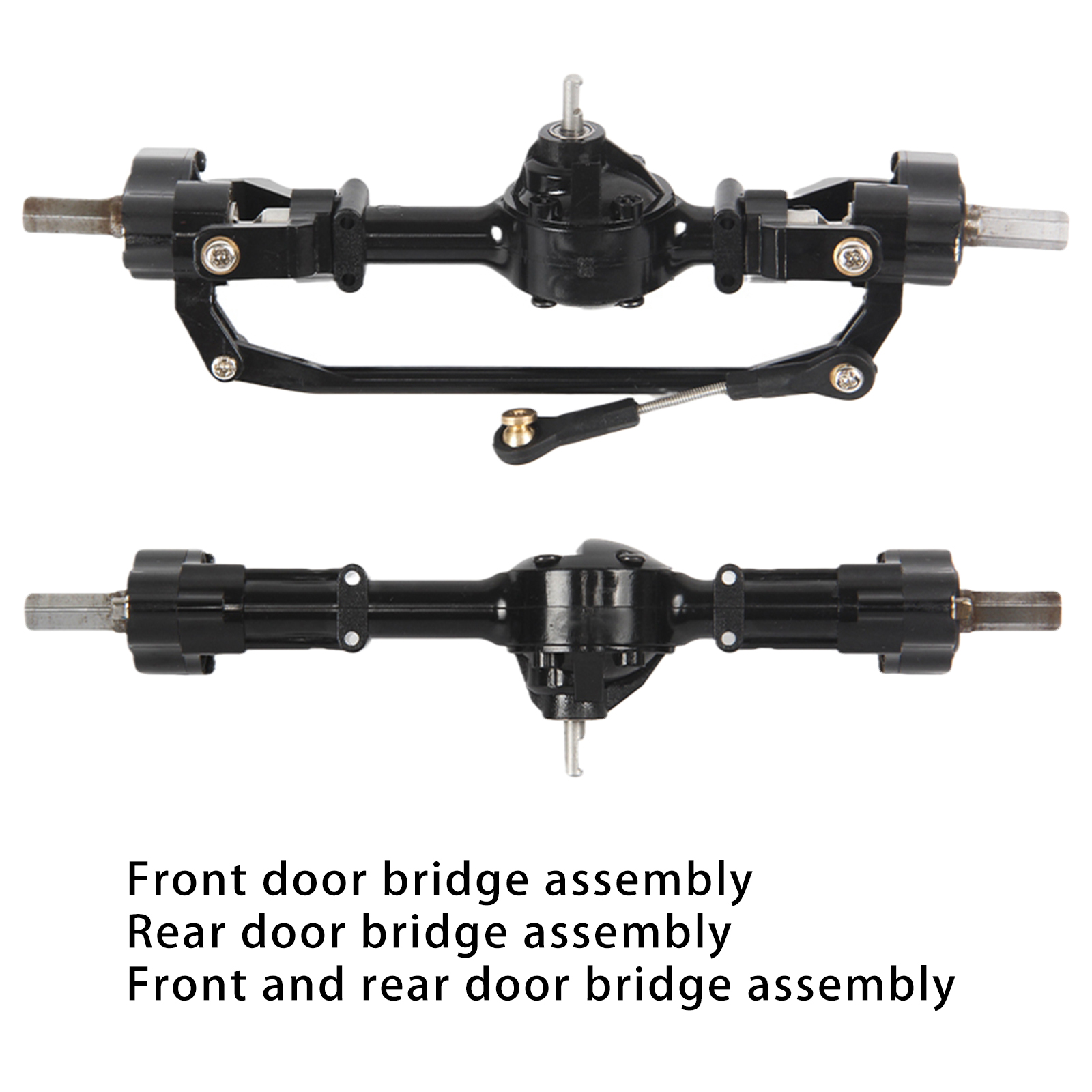 CNC Metal Front Rear Axle Assembly for WPL Feiyu JJRC 1/16 Scale RC Monster Car Pickup Truck Upgrade Accessory