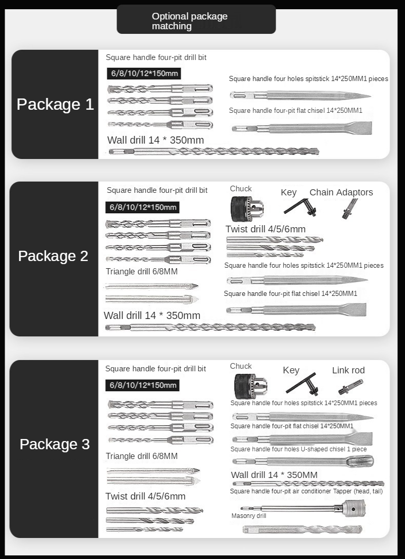 Title 1, 220V Electric drill household multi-function el...