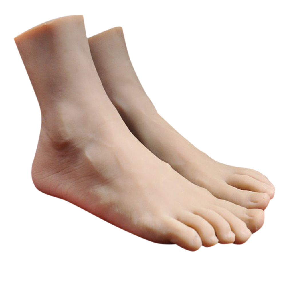 1 Pair Feet Model Male Foot Mannequin for Photography Display Shoes Socks