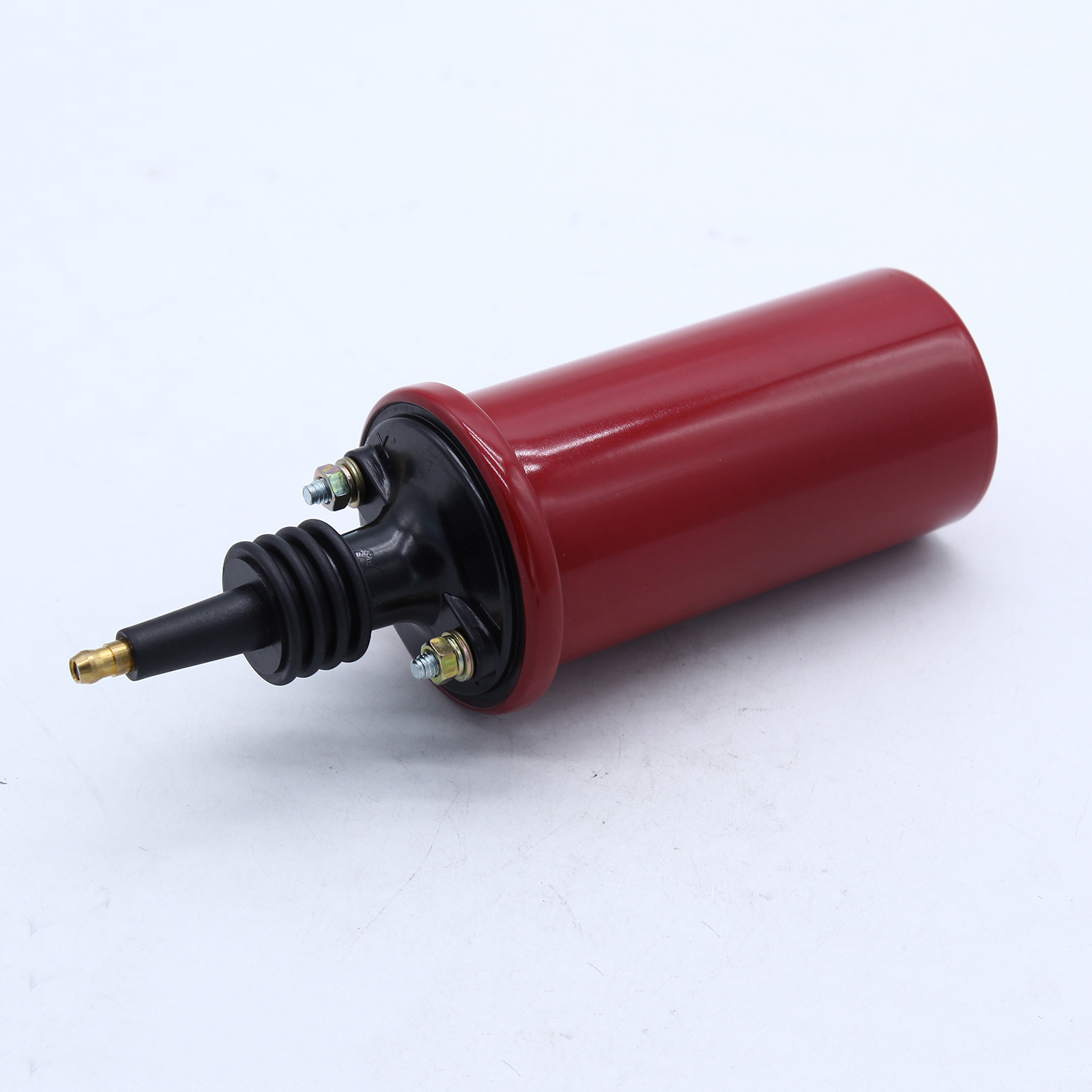 Red 8223 Blaster 3 Oil Filled Coil Ignition Coil Round without Label HEI-style Boot 45,000 Volts High Vibration