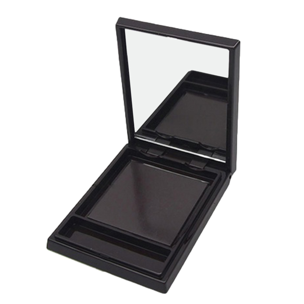 Empty Makeup Eyeshadow Case Tray Holder Plate for Blush Lipstick Concealer Black