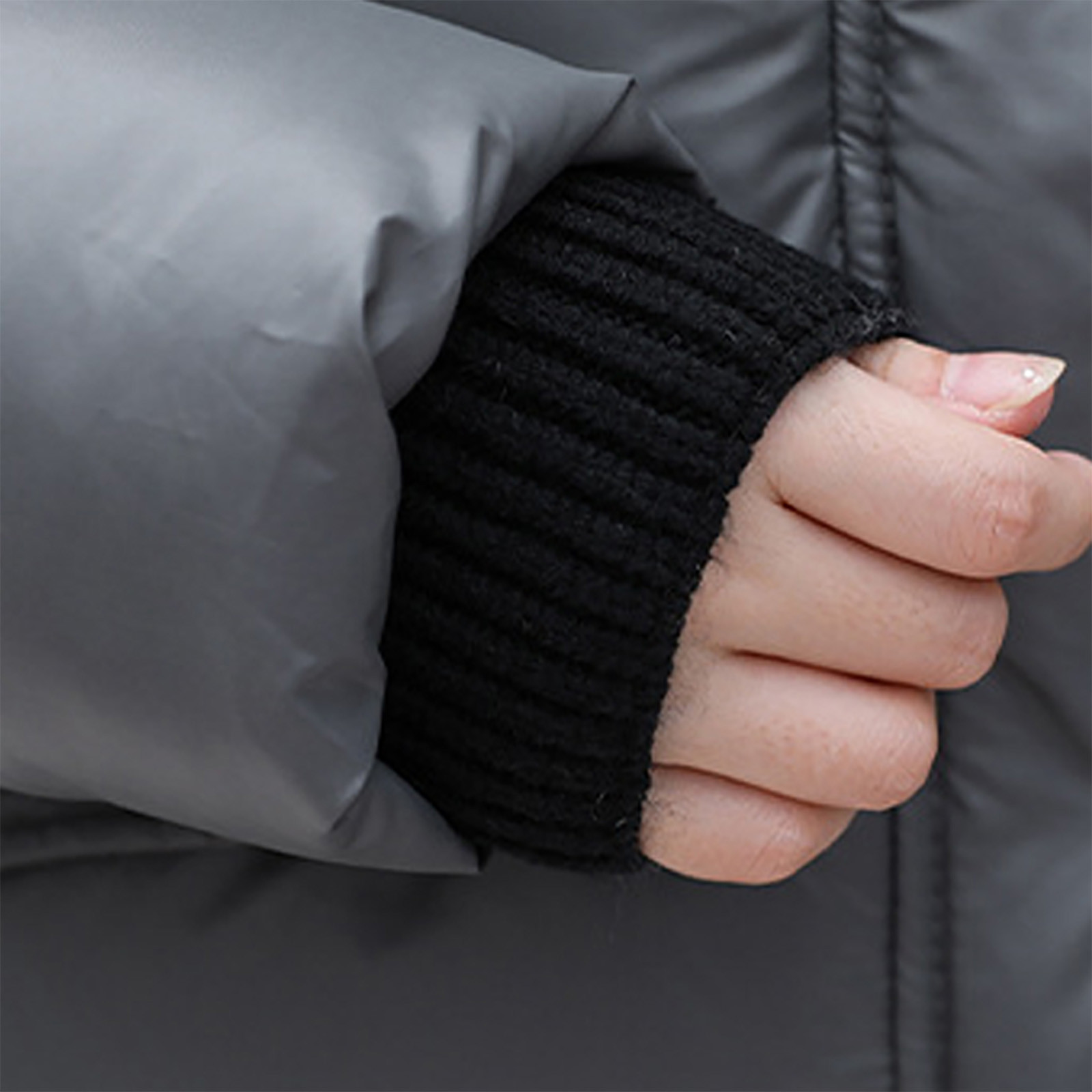 Mulheres de inverno conjunto macacão jaquetas parka