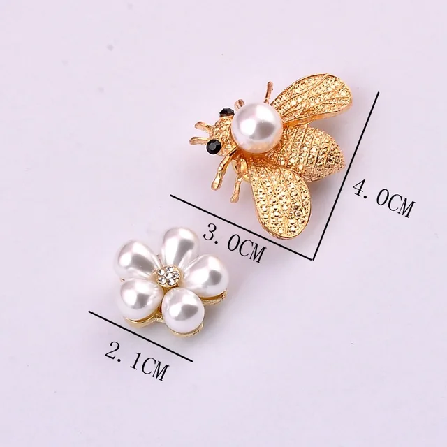Pearl Pin Brooch, Magnet Brooches, Button Brooch