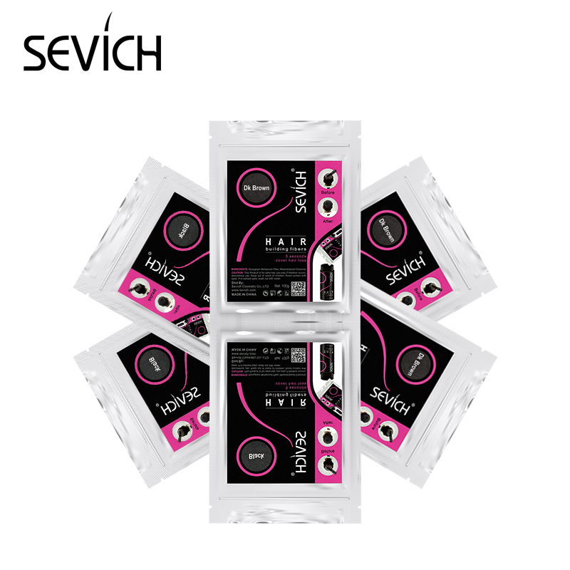 Best of Sevich 100g Hair Building Fiber Keratin Hair Fiber Instant Styling Color Powder Extension Thinning Thickening Hair Growth Reviews & Tips - Image 5