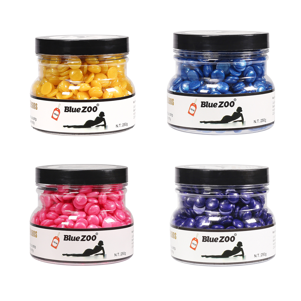 250g Depilatory Wax Beans Pearl Wax Beads Hair Removal For Body Legs, Hands,