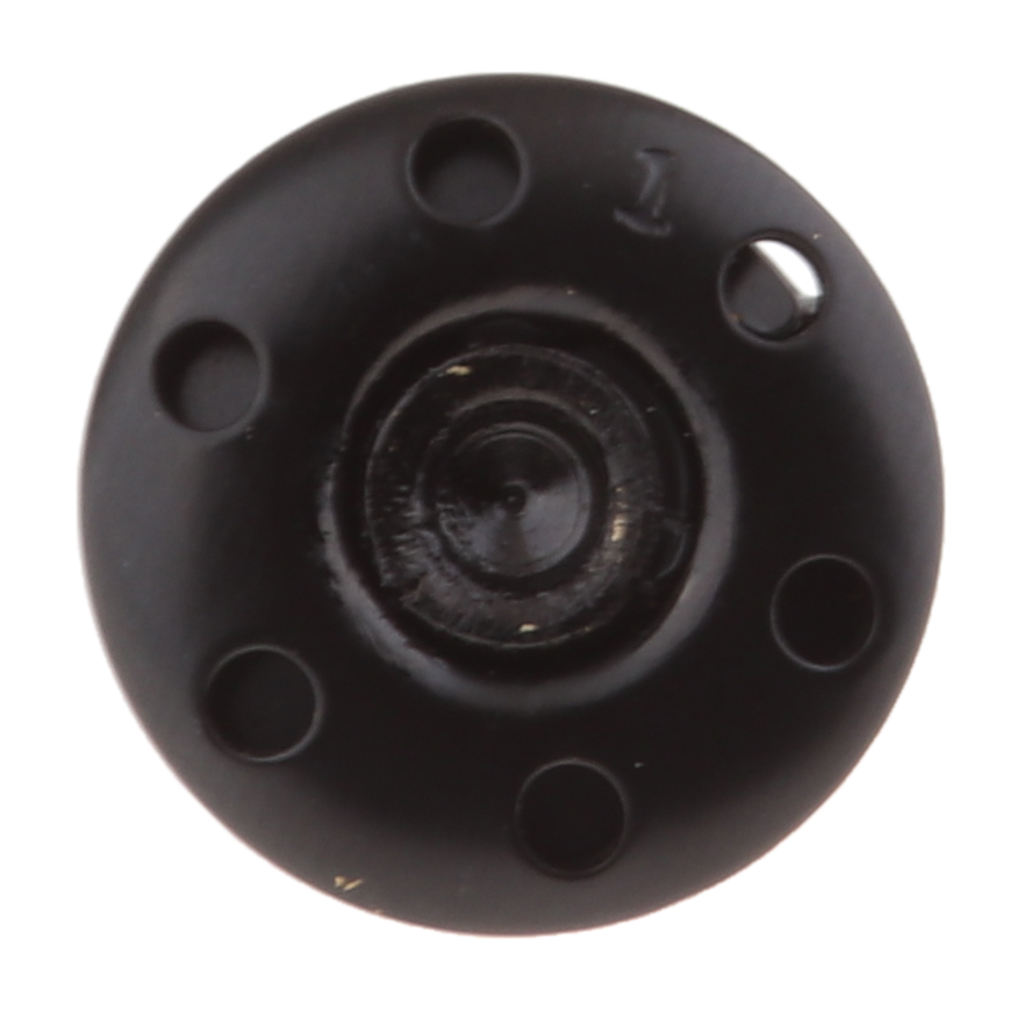 Marine Boat Yacht Canvas Snap Fastener Button, 3/8 inch Diameter Black Chrome