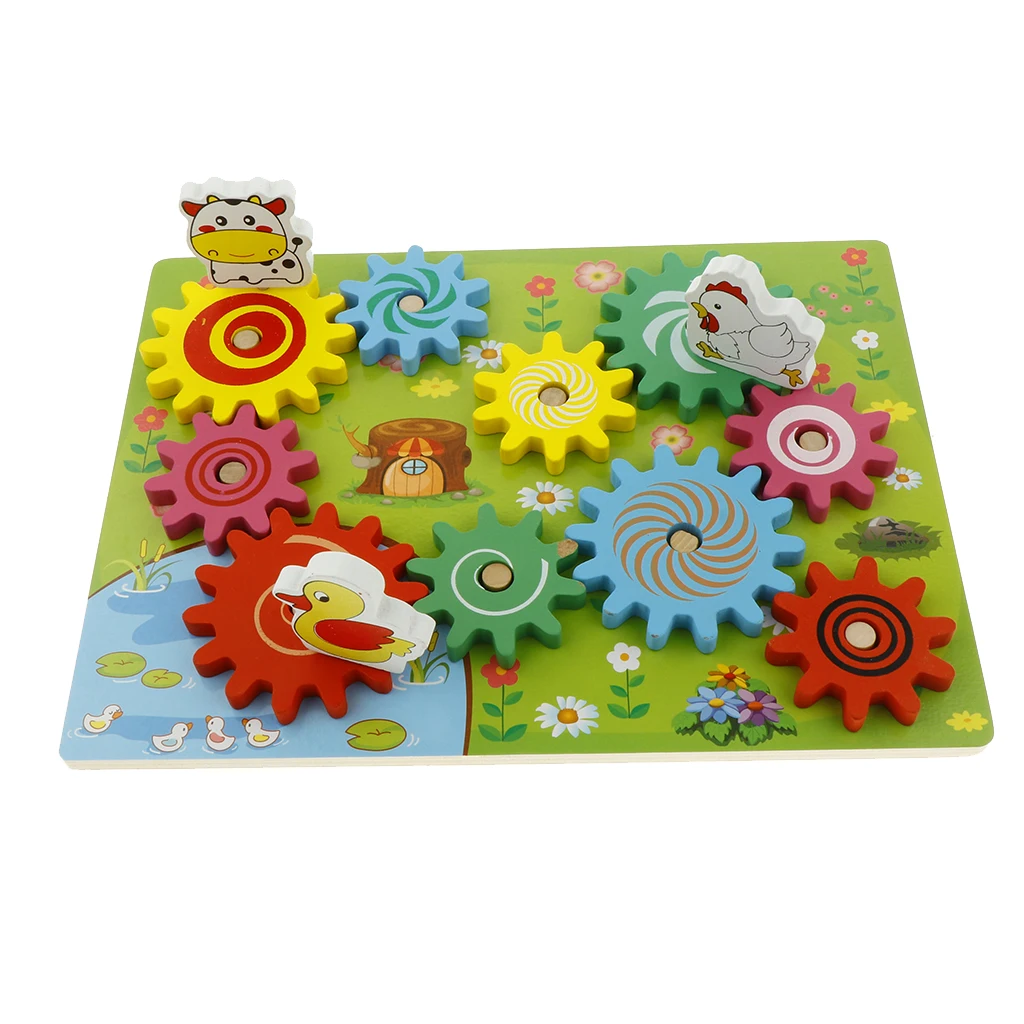 Building Block Gears Puzzle Bricks Educational Game For Children Baby Toy