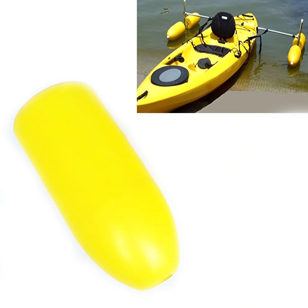 Safety Kayak Outrigger Stabilizer Float Canoe Water Float   Gear Yellow