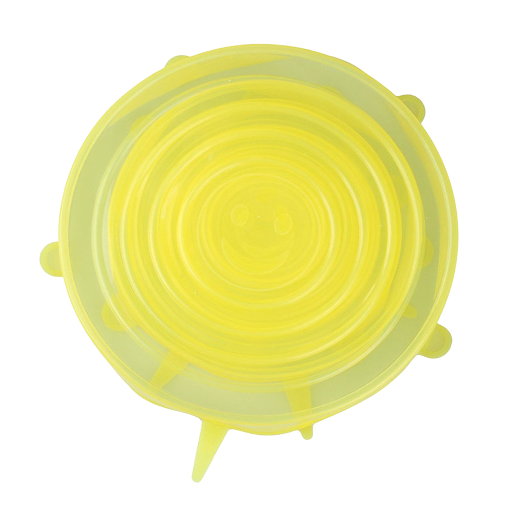 Silicone Stretch Lids Bowl Cup Food Cover Reusable Durable and Expandable to Fit Various Sizes and Shapes of Containers