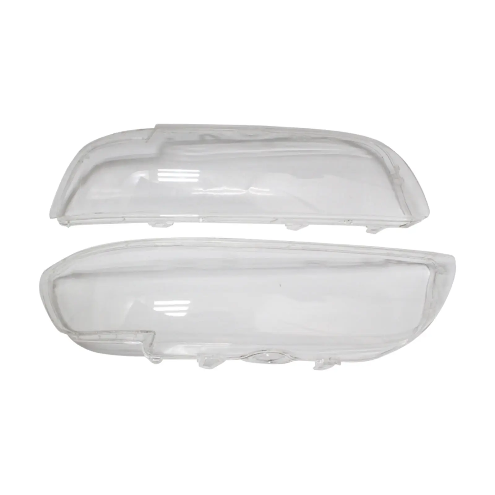 2x Right and Left Headlight Headlamp Lens Cover Compatible Replacements for  E39 523 525 528 530 Durable