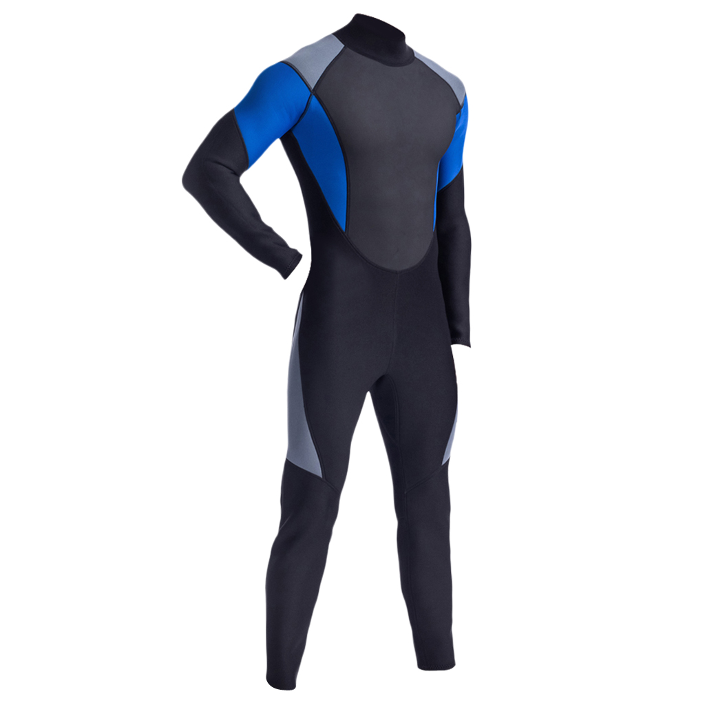 Men`s 3mm Neoprene Diving Suits Wetsuit Full Body Sports Skins Suit for Diving, Snorkeling, Swimming, Surfing & Spearfishing