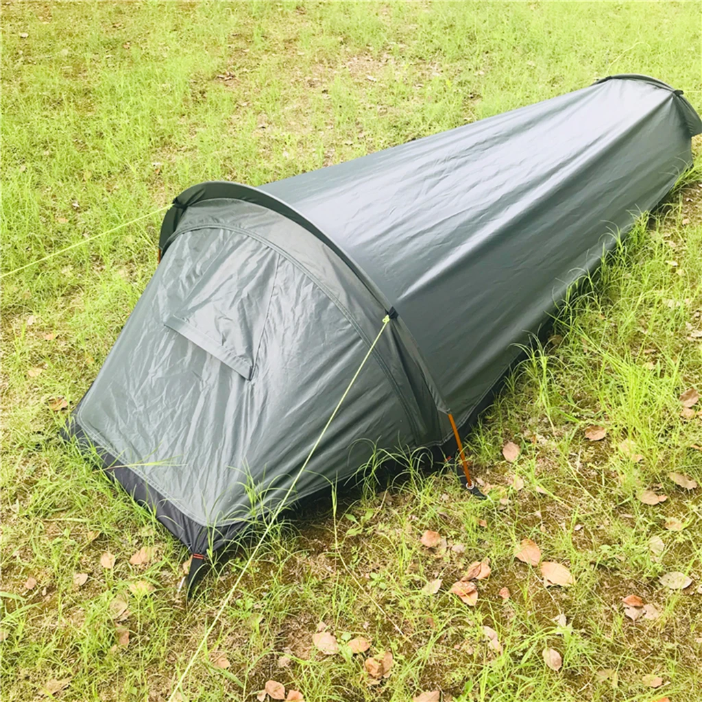 Ultralight Camping Tent Sleeping Bag All Season 1 Person Anti- Shelter