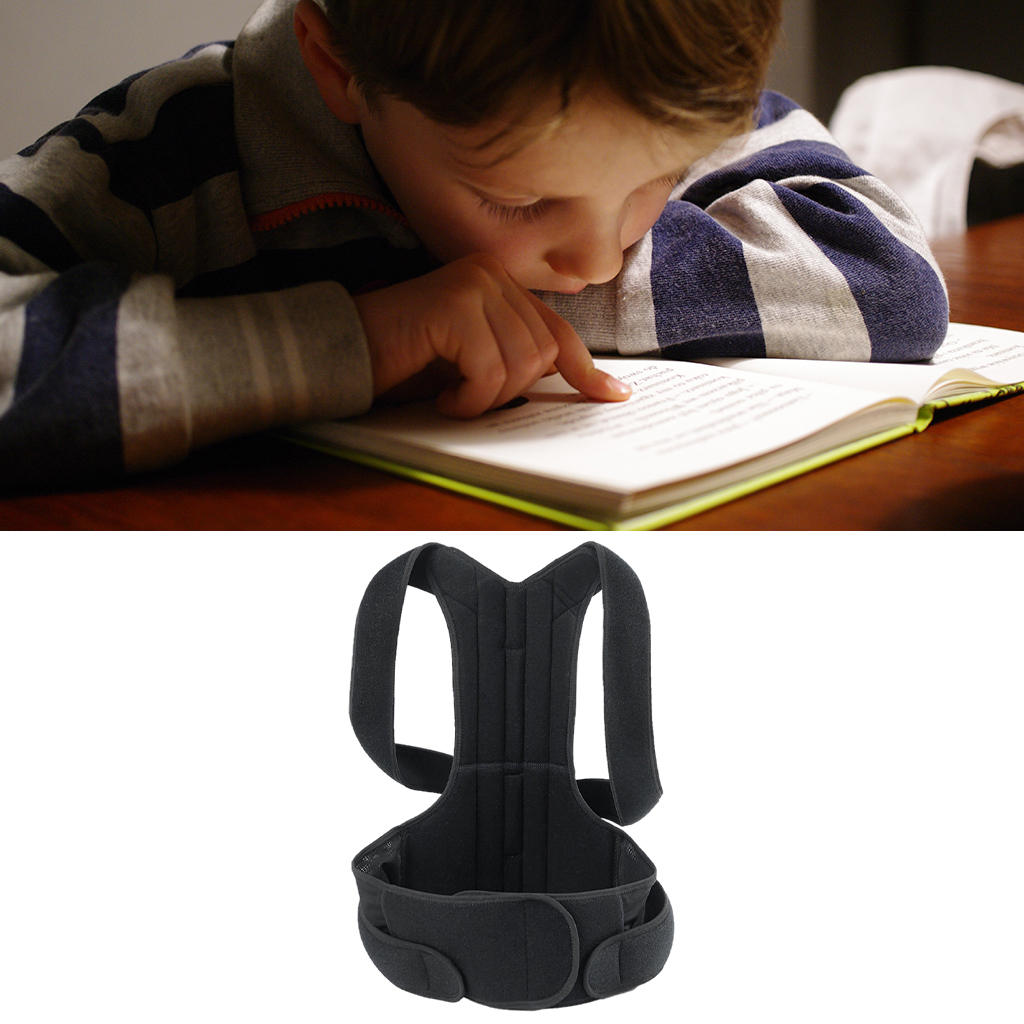 Adjustable Posture Corrector Breathable Back Support Belt Posture Support Belt Back Straightener for Neck Shoulder Clavicle