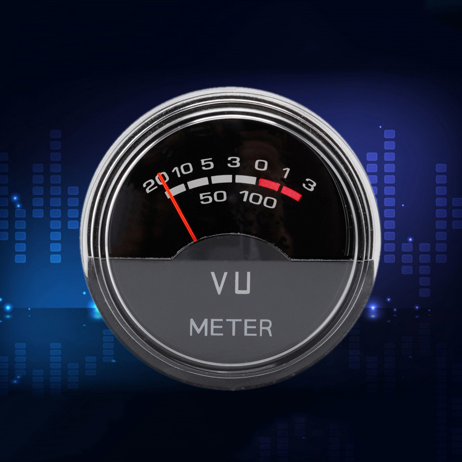 P-40 AC/DC 12-16V Analog Panel VU Meter Digital Volume Meter with Back Light