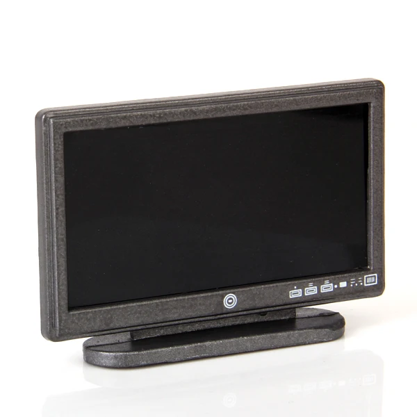1/12 Dollhouse Miniature Wide Screen Television Flat-Panel LCD TV with Remote