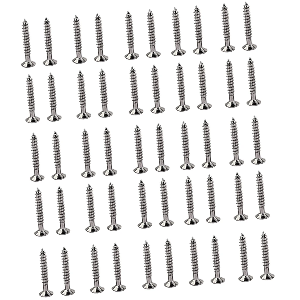 50pcs Tremolo Bridge Mounting Screws For   TL Electric Guitar