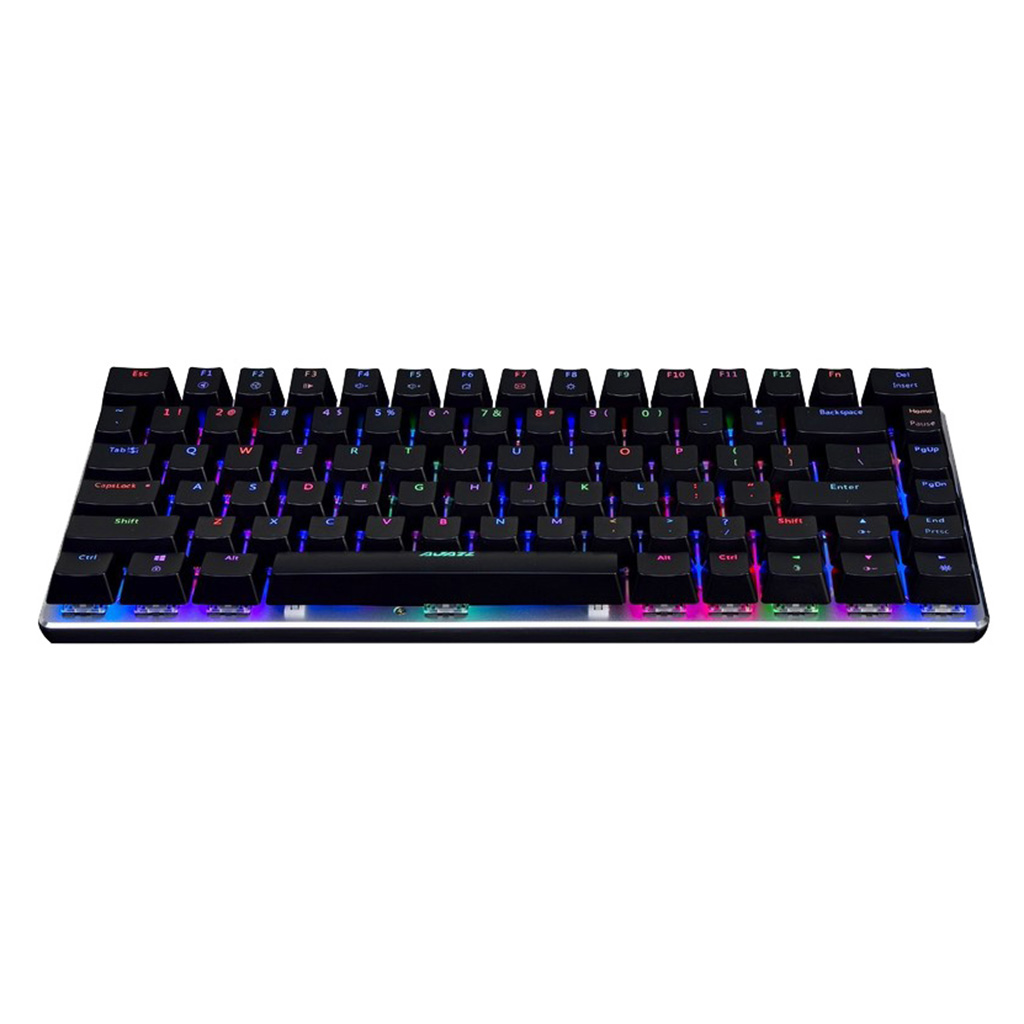 AJAZZ RGB Mechanical Keyboard 82 Keys Blue Black Switches Gaming Keyboard