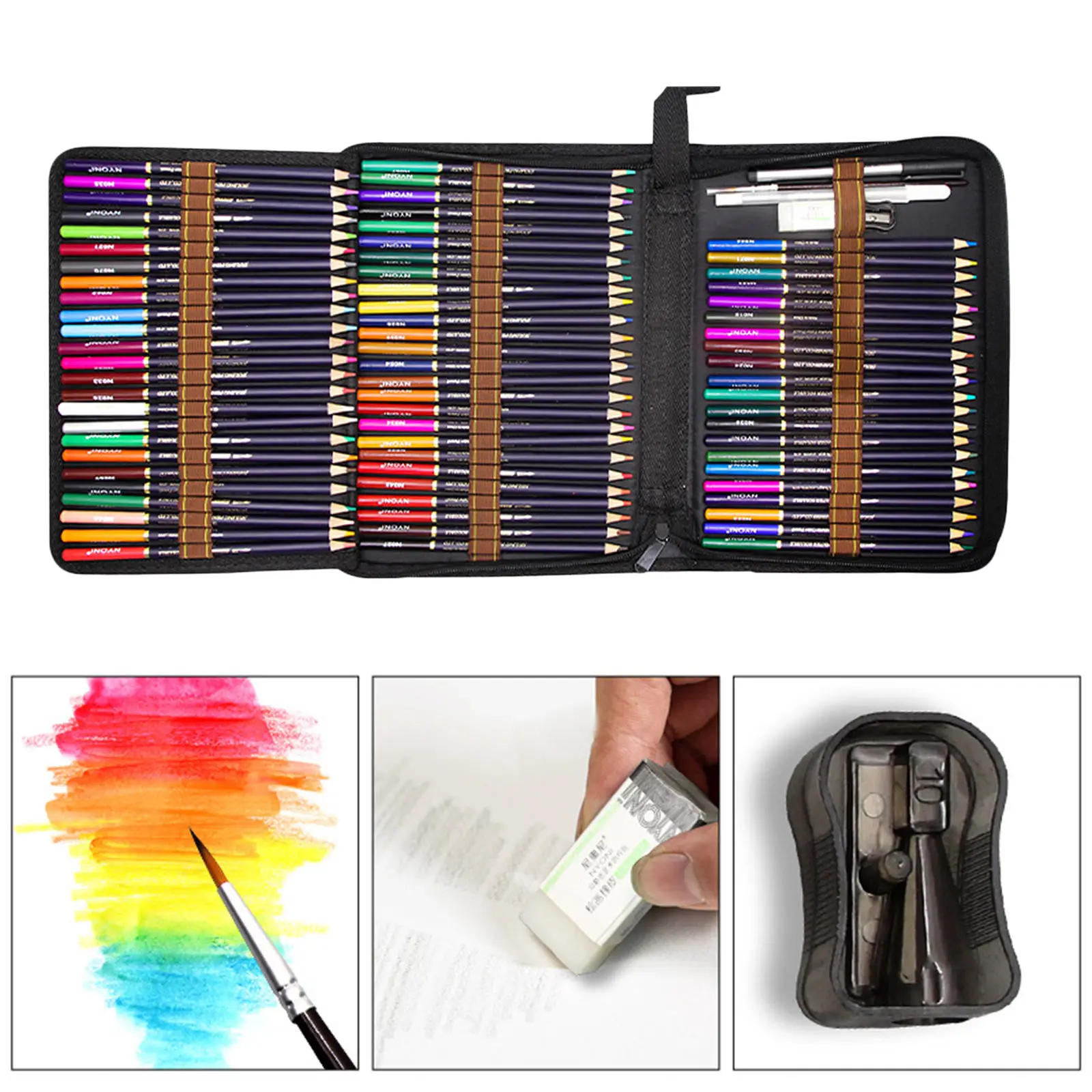 Professional Premium Colored Pencils 72 PCS Assorted Colors Set High Quality Artist Painting Drawing for Adults Kids