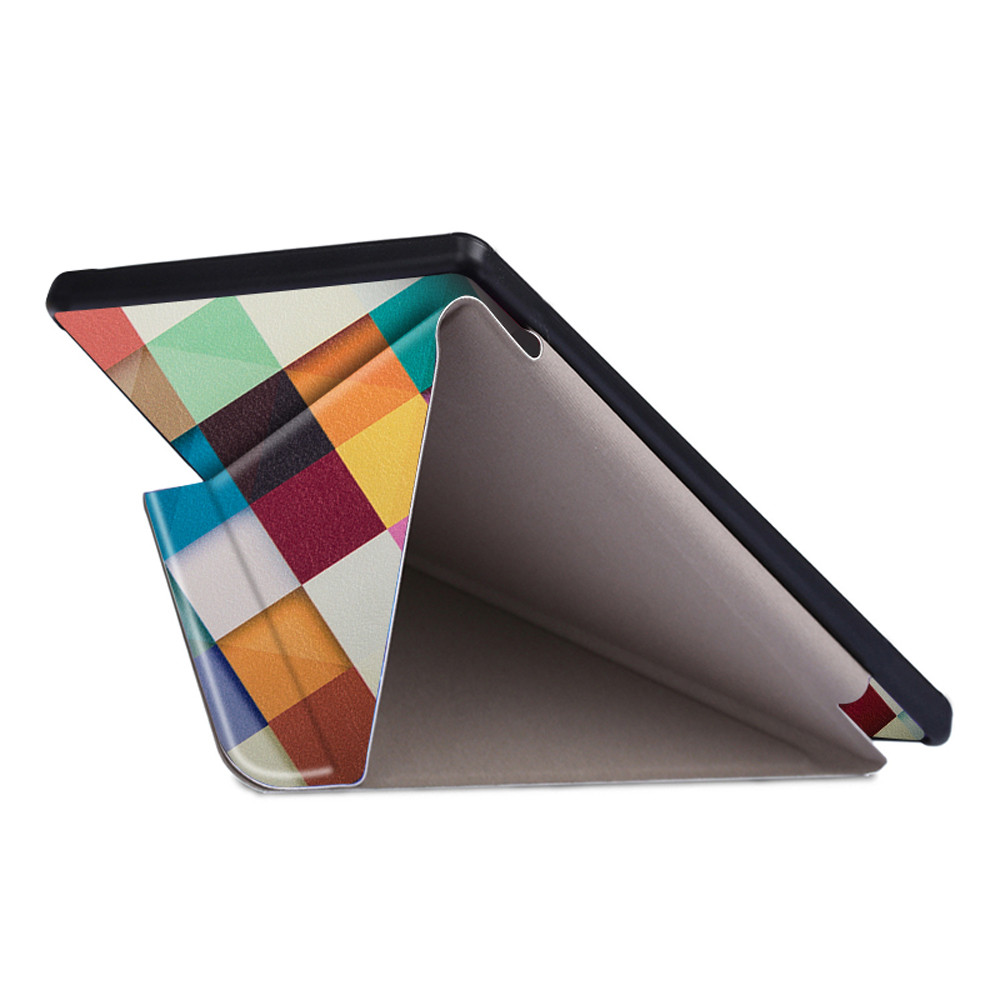 Suporte Multidobrável, PU + Pele, Smart Flip, Capa para Tablet, 7,0in, 2019