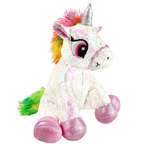 unicorn sequin stuffed animal