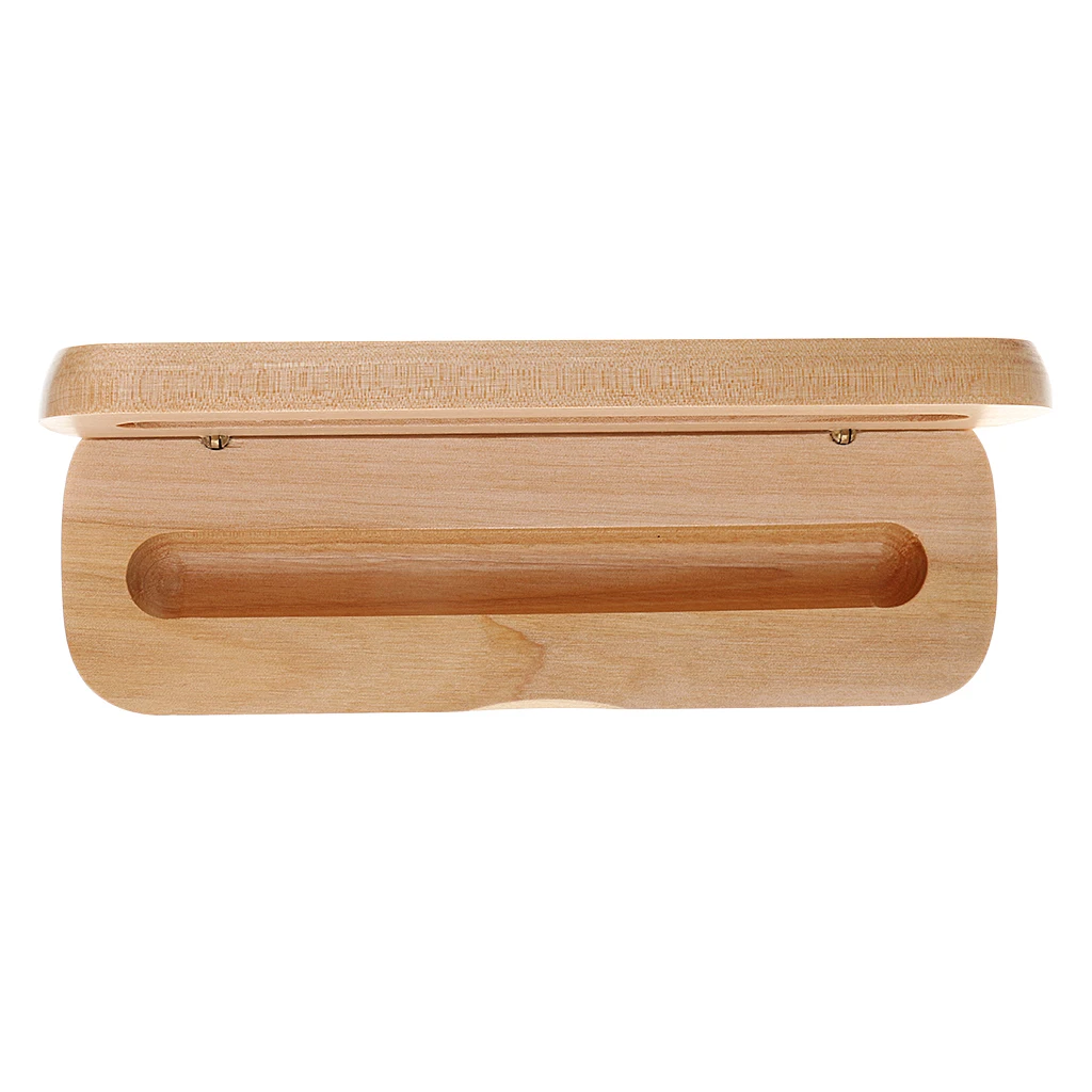 Polished Wooden Fountainer Pen Storage Case Box Holder Container Birthday Gift Desktop Accessory House Office Decoration