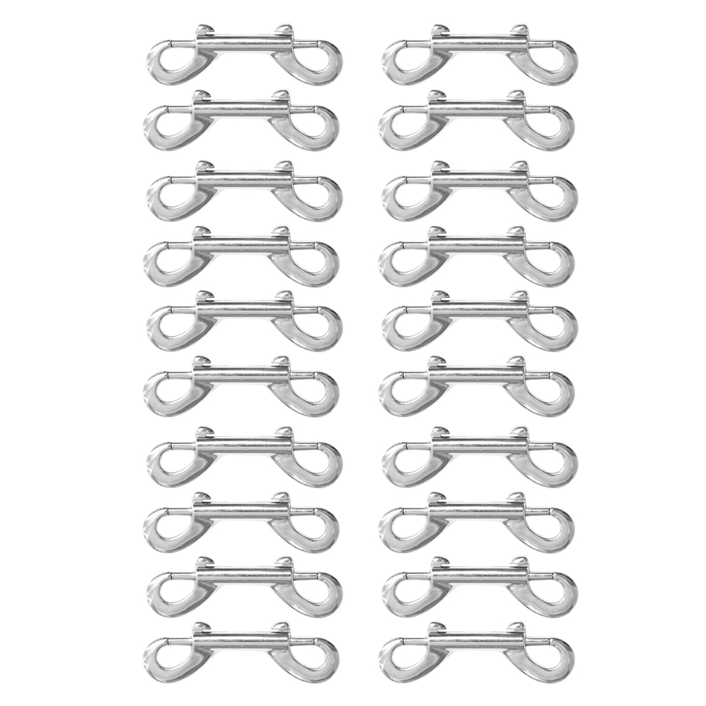20PC Double Ended  Hook Clip Snap Hook Long  Snap Clip Heavy Duty