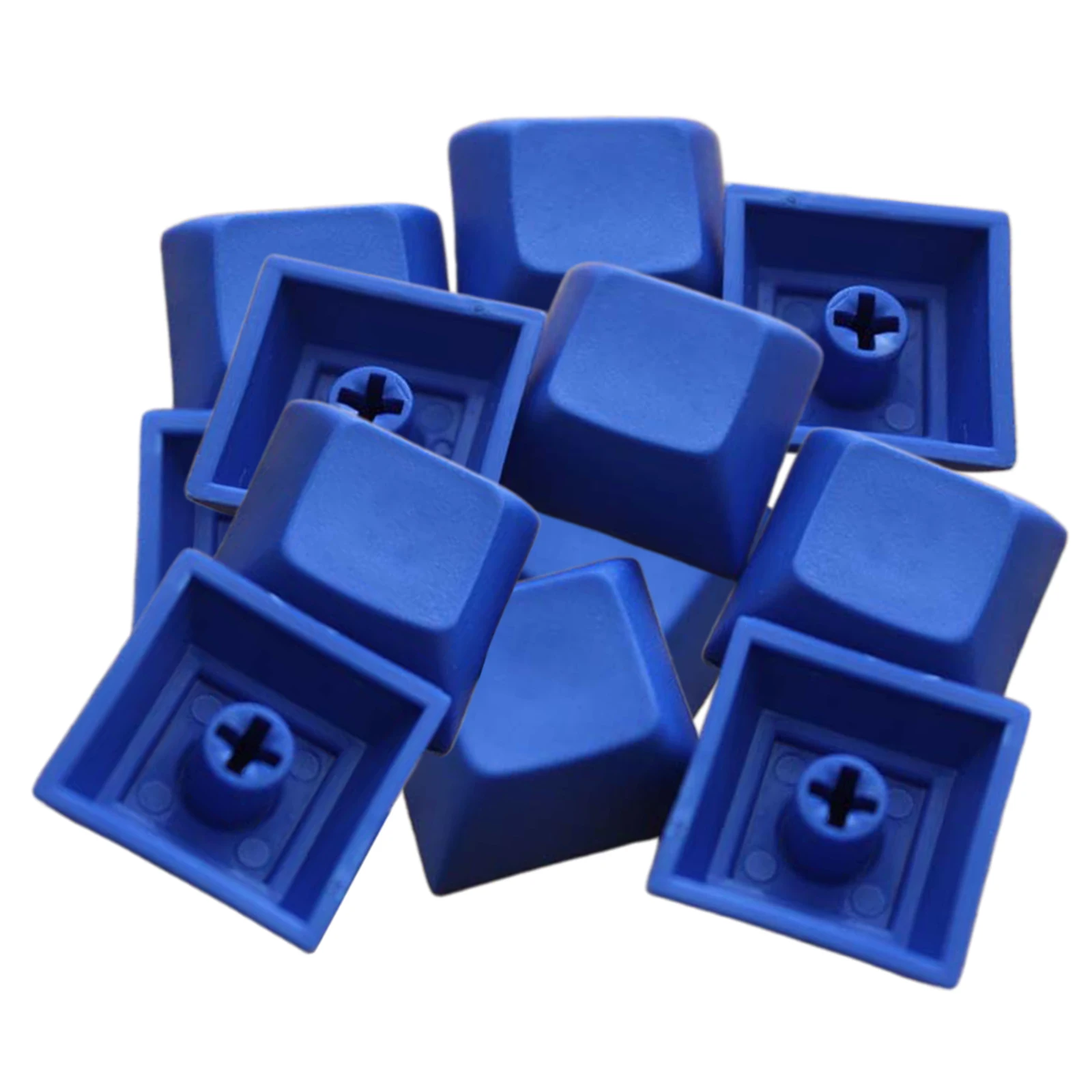 12pcs PBT DSA Keycaps Blank for MX Switches Mechanical Keyboard Lake Blue