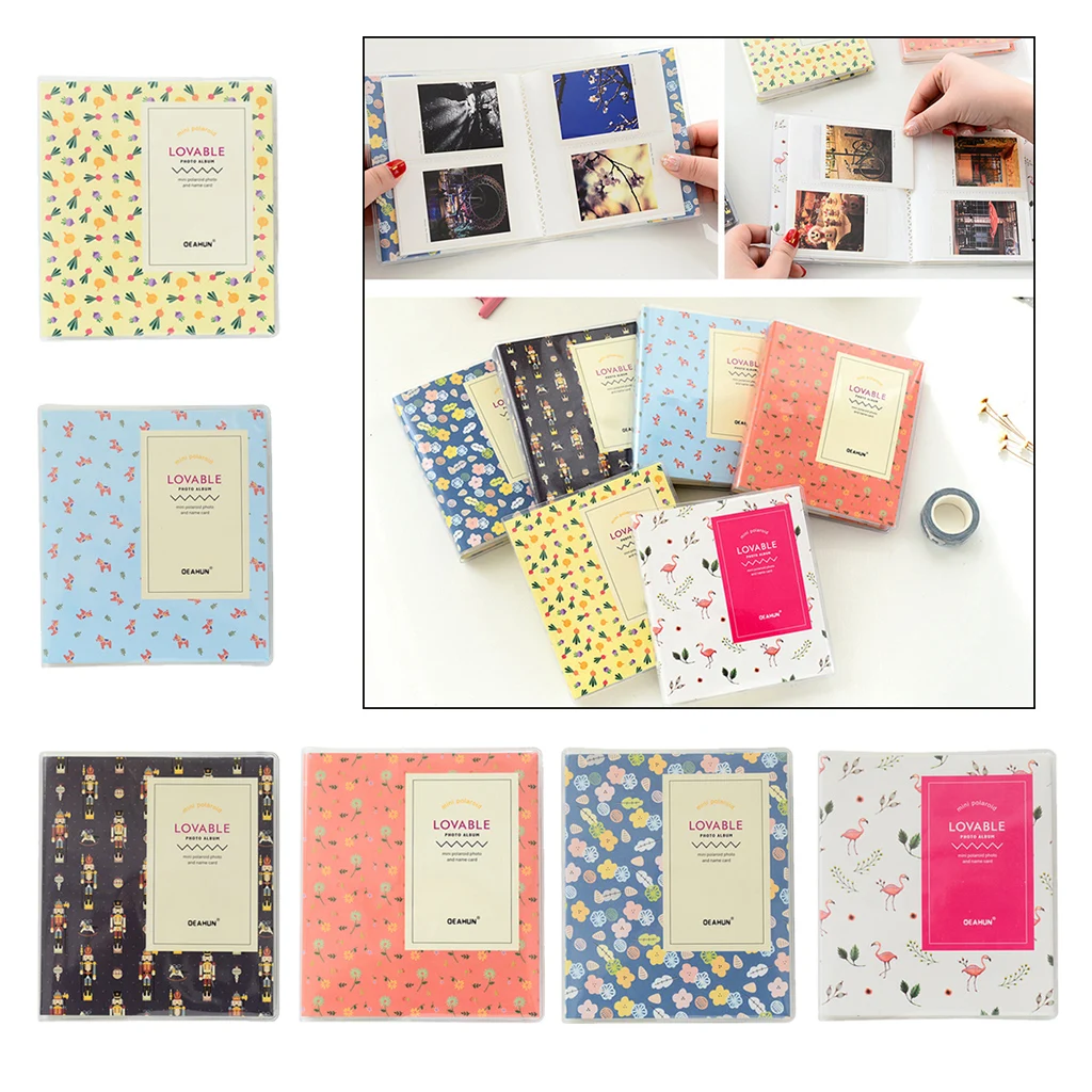 64 Pockets Photo Album 3'' Picture Album Organizer Holder Case for Fujifilm Instax Mini 8 9 7s 50 90 Film 64 Pockets Photo Album 3'' Picture Album Organizer Holder Case for Fujifilm Instax Mini 8 9 7s 50 90 Film