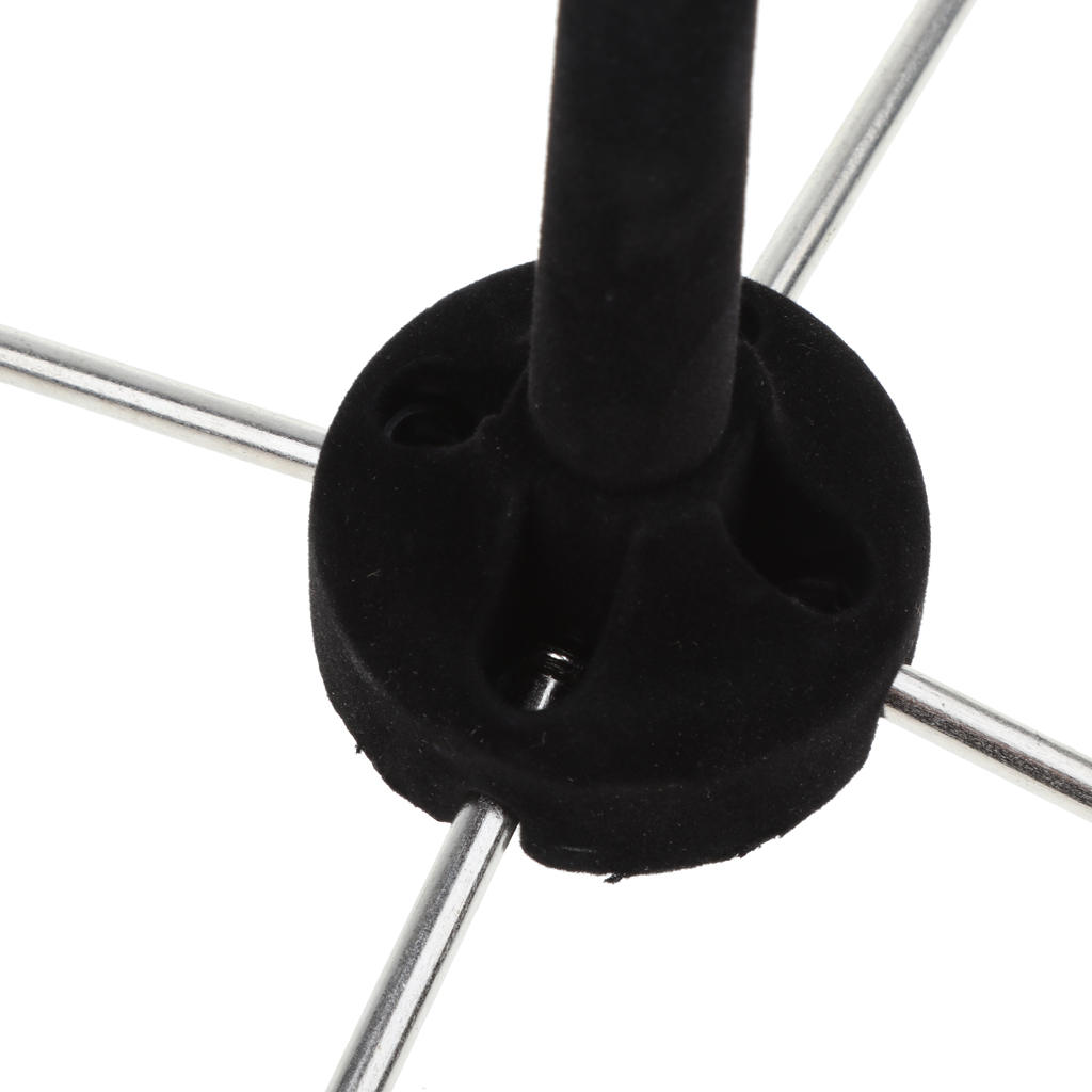 Foldable Saxophone Stands Portable Mount for Flute Clarinet - 21X16cm