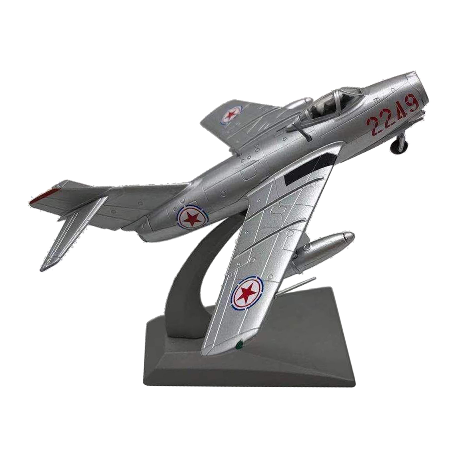 1 / 72th MIG-15 Airplane Model W / Display Fighter Airplane Home Decor