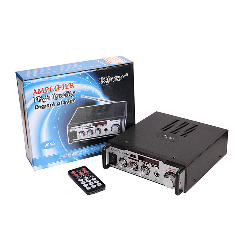 Title 8, 2*50w rádio fm mp3 player áudio bluetooth ampli...