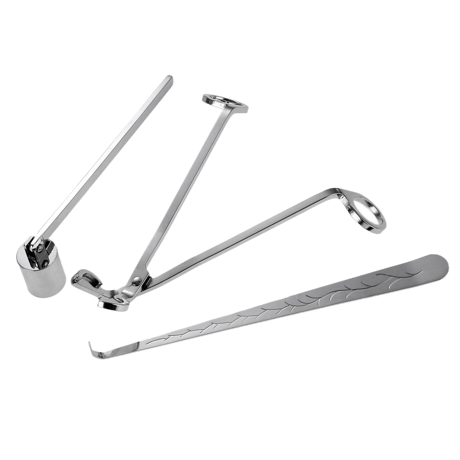 3pcs/set Candle Snuffer Trimmer Hook Stainless Steel candle scissors Wicks Dipper 4 Colors Candle Accessories