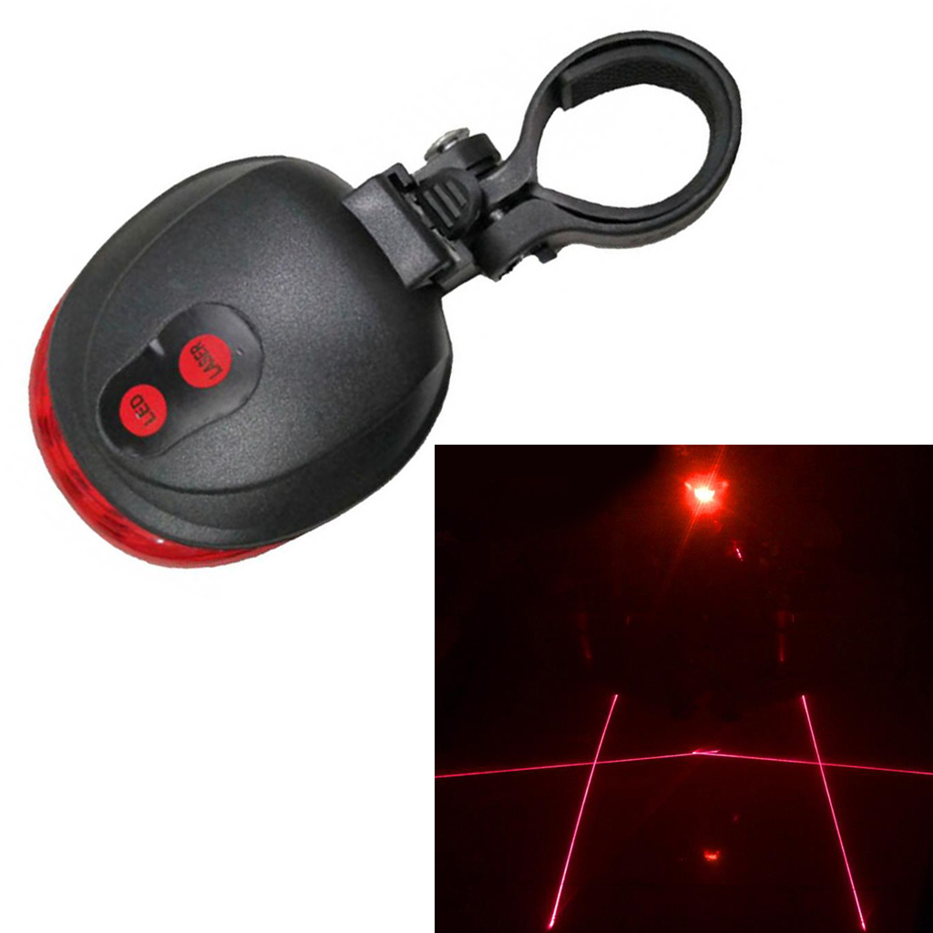 Waterproof Bicycle Light Bike Rear Light Cycling MTB Tail Light Seatpost Lamp Torch Taillight Blue/Red Bicycle Accessories