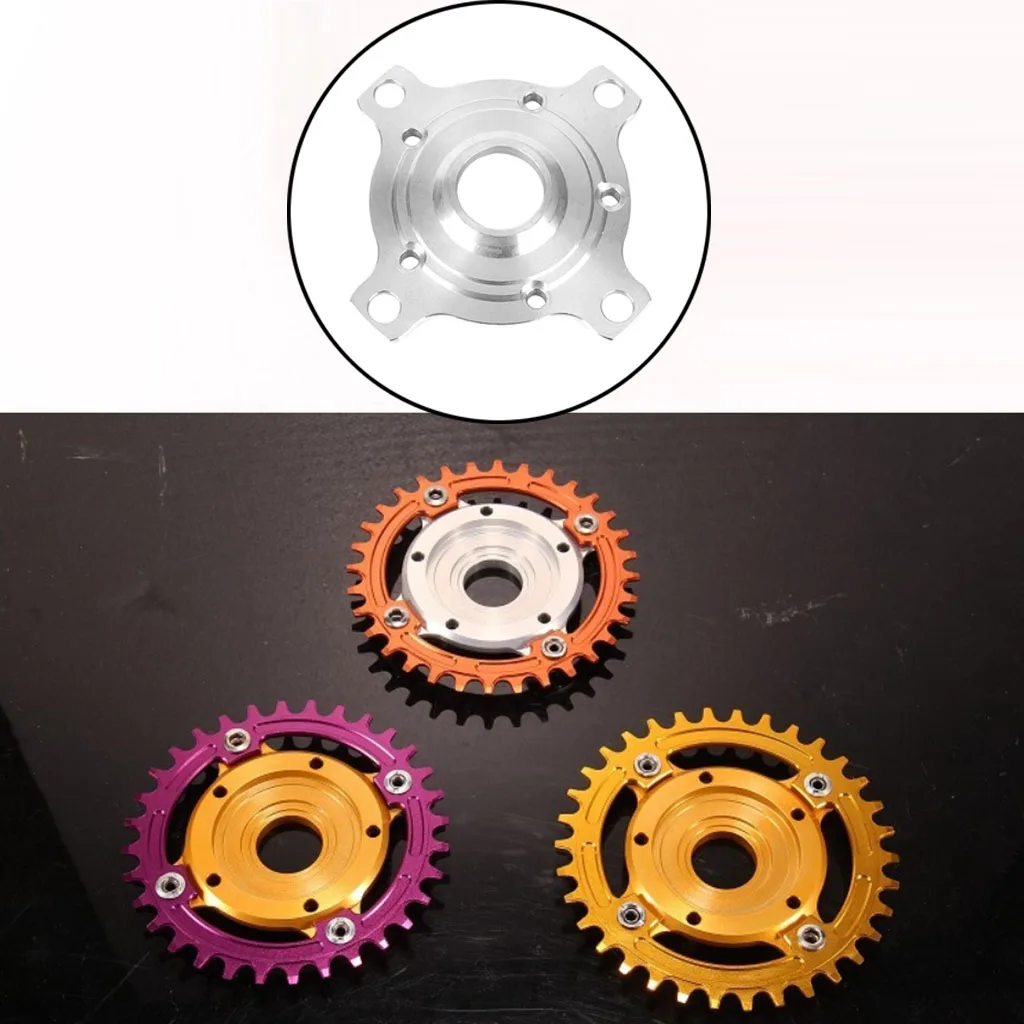 Aluminum E-Bike Chainring Adapter 104 BCD Chainwheel Spider Adaptor Electric bicycle Conversion for Bafang 8Fun