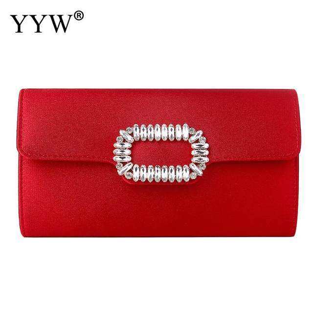 Silk Satin Wedding Clutch Wallet Satin Diamond Clutch Bag Crystal Satin Clutch Bag Clutches Aliexpress