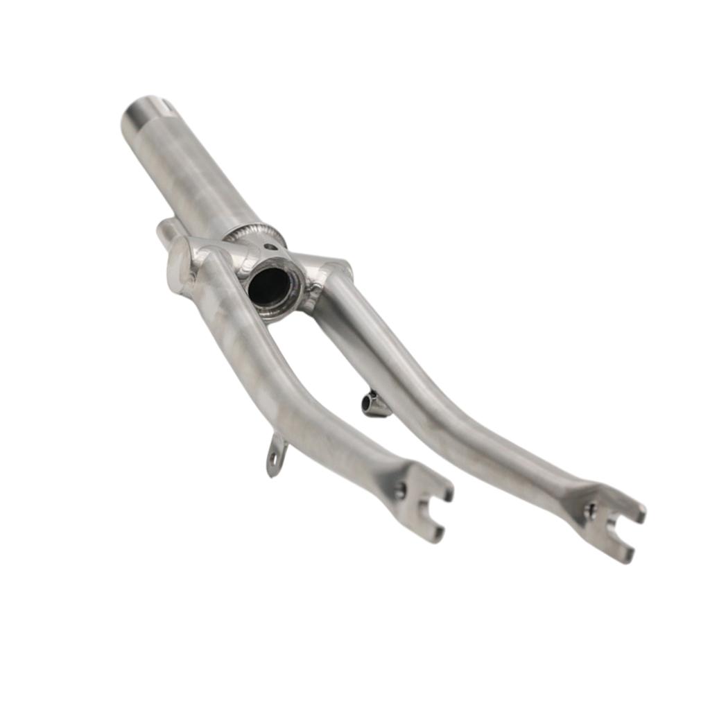 Ultralight Folding Bike Fork for   Titanium Alloy Front Fork Replacement Accessories