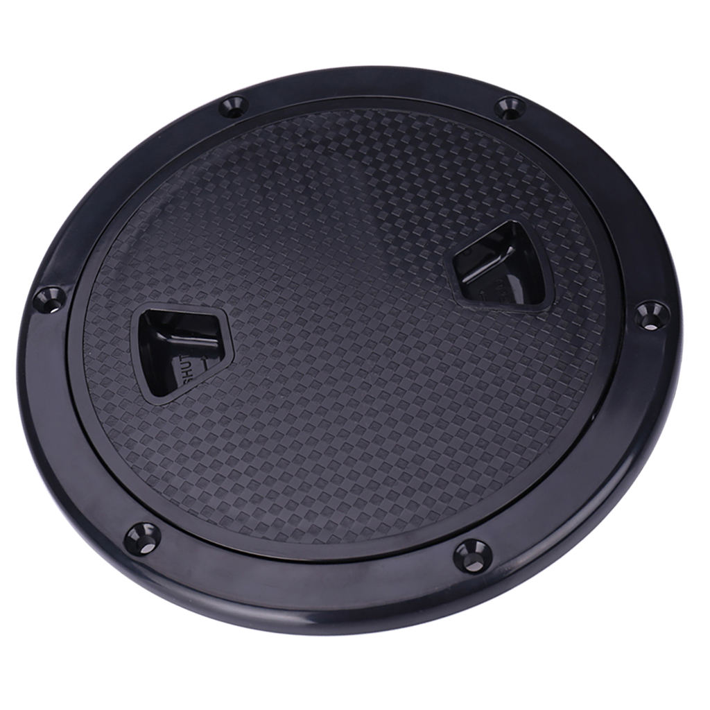 4inch Non-Slip Deck Plate Access Boat Inspection Hatch Cover, for Marine Boating/ Water Sport- Corrosion/UV Resistant