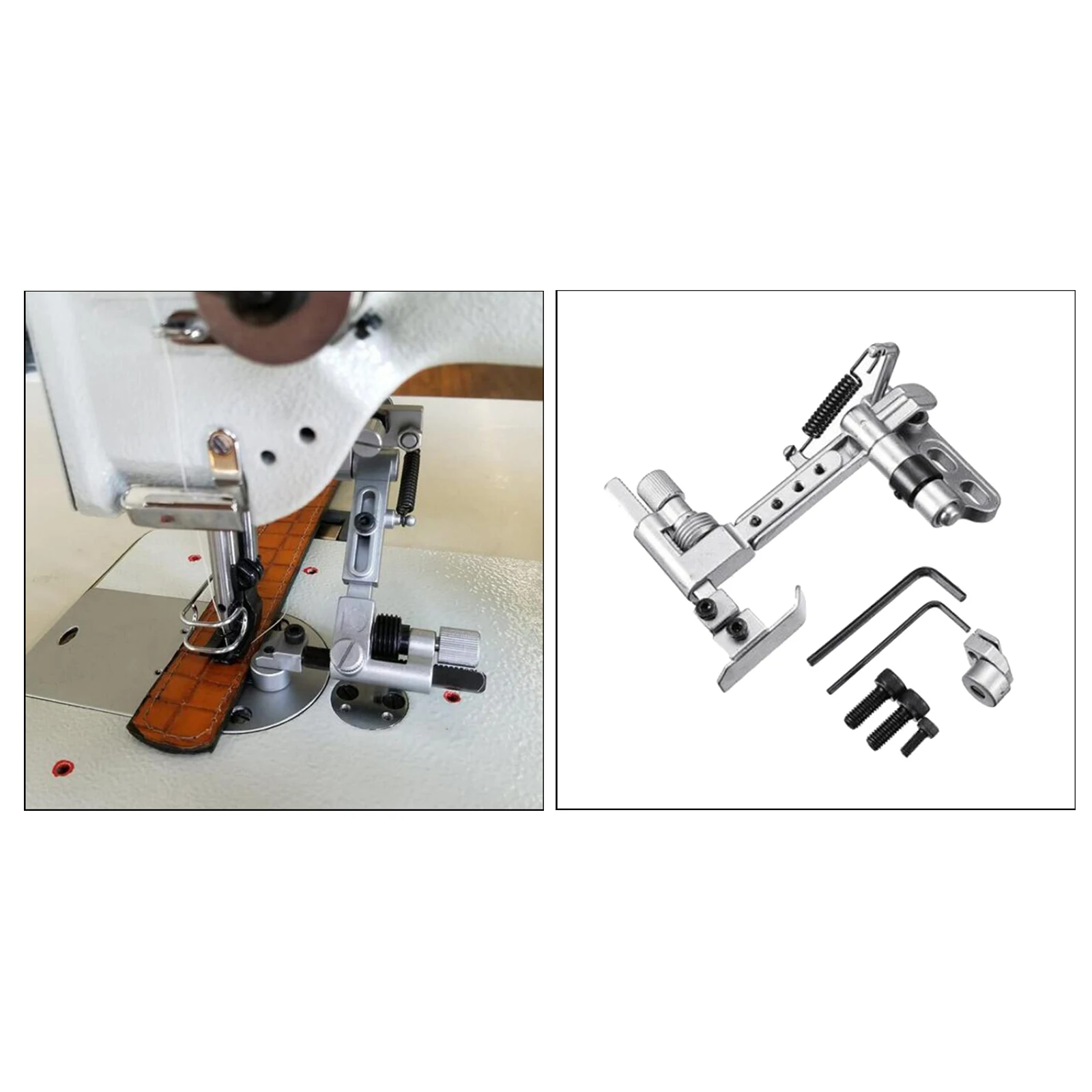 Máquina de coser colgante de borde suspendido guía de máquinas de coser accesorios piezas de máquina de coser de bordes suspendidos guía Kit para PFAFF 1245 1246 1525 1526 335 