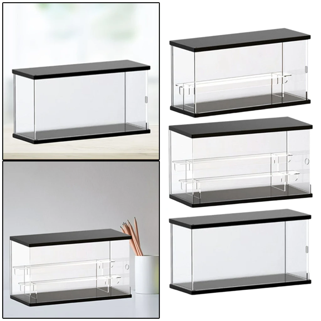 Dustproof Clear Acrylic Action Figure Model DIY Display Case Storage Box gift for kids children Display Case