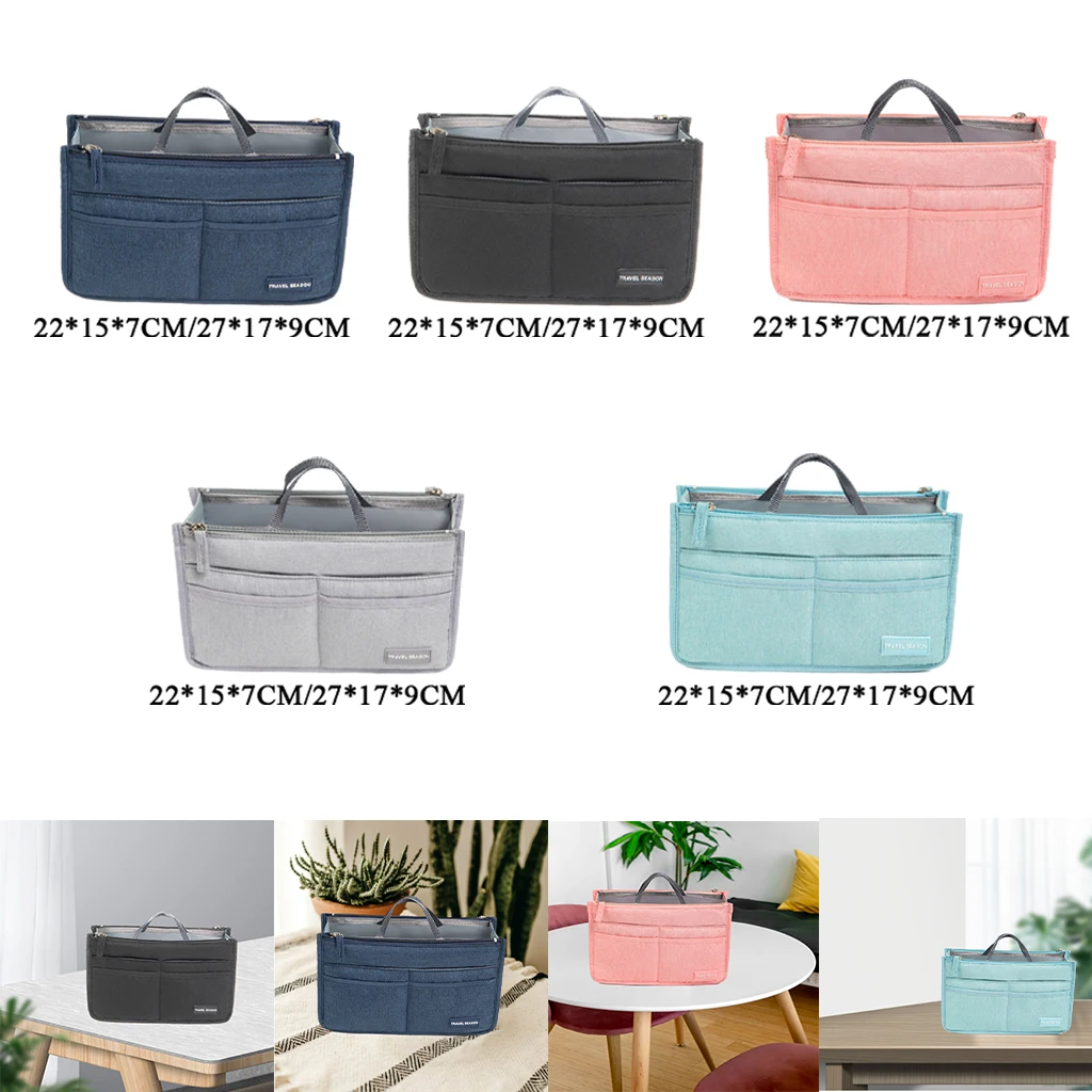 Cosmetic Bag Case Ladies Makeup Handbag Toiletry Carry Pouch for Women Ladies Toiletry Carry Pouch for Vacation Travel
