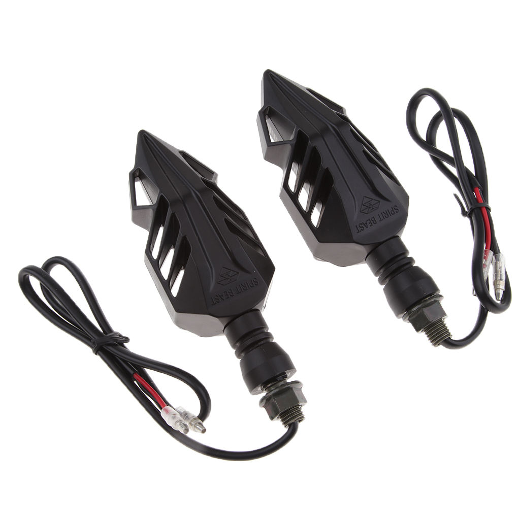 2x 12V Integrated LED Brake Light & Turn Signals Indicator Light Blinker Lamp for Motorcycles Dirt Pit Bike