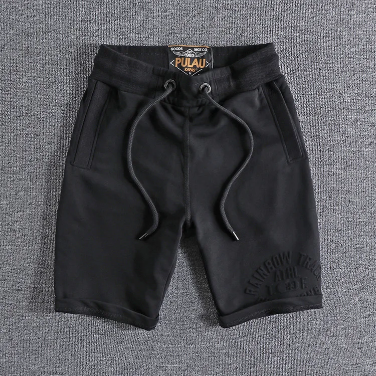 AIOPESON Brand Cotton Mens Shorts Solid Color Embroidery Casual Shorts Men New Summer Fashion High Quality Cargo Shorts Men casual shorts