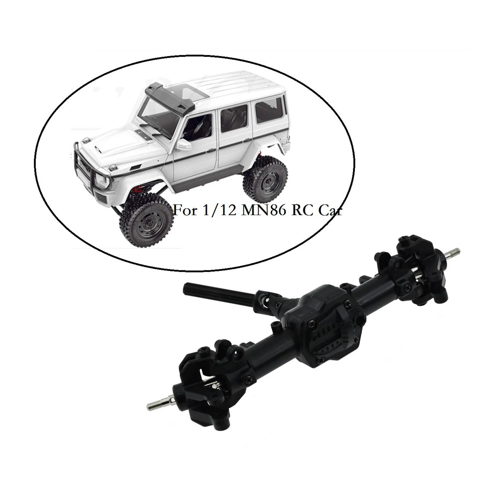 CNC Alloy Front / Rear Axle Assembly  for MN MN86 MN86S 1/12 4WD Off-road RC Crawler Car Upgrade Parts