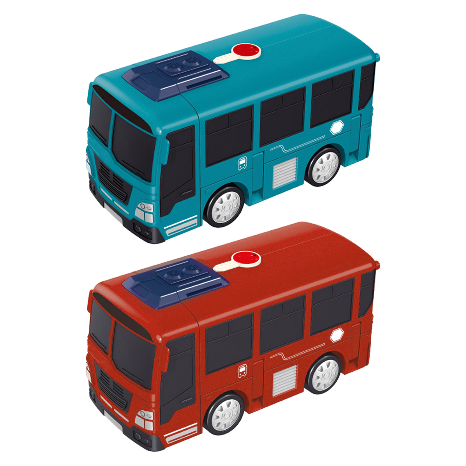 Multifunction Bus Toy Baby Deformation Toy Child Early Educational Multifunctional Car Driving Simulation Toy with Music Light