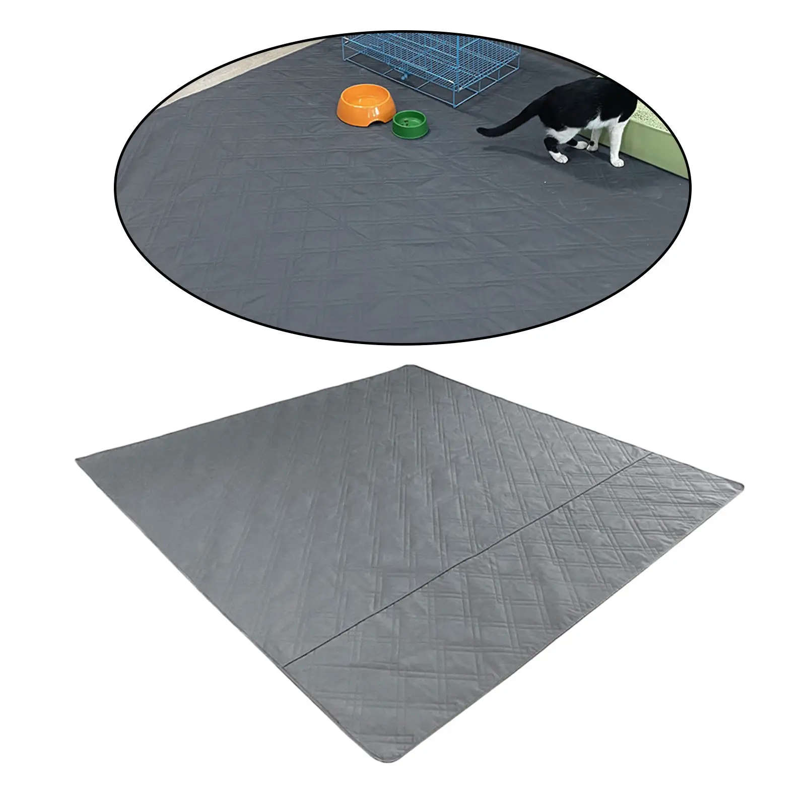 Pet Playpen mat Reusable Leak Proof Pee Pad for Playpen Kennel Housebreaking Travel