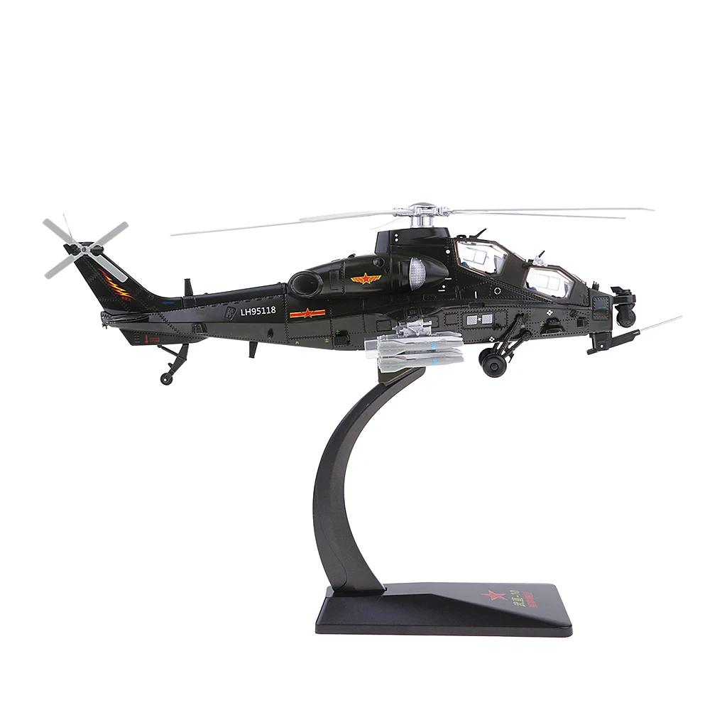 Chinese CAIC Z-10 Helicopter 1:48 Scale Diecast Aircraft Display Model with