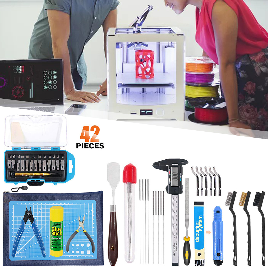 42XS 3D Printer Tools Kit DIY Cleaning and Disassembly Digital caliper Printing Accessories for Art Cutting Precision Carving