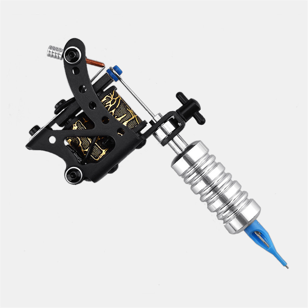 Metal Coils Tattoo Machine Straight Shader Circle Liner for Tattoos & Body Art