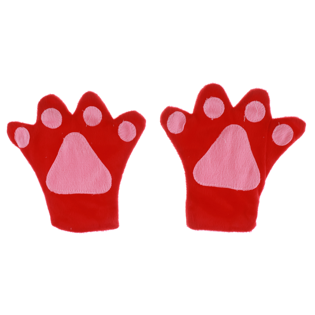 Pack of 5 Reindeer Headband Bow Tie Tail Gloves Tutu Skirt Animal Cosplay Fancy Dress